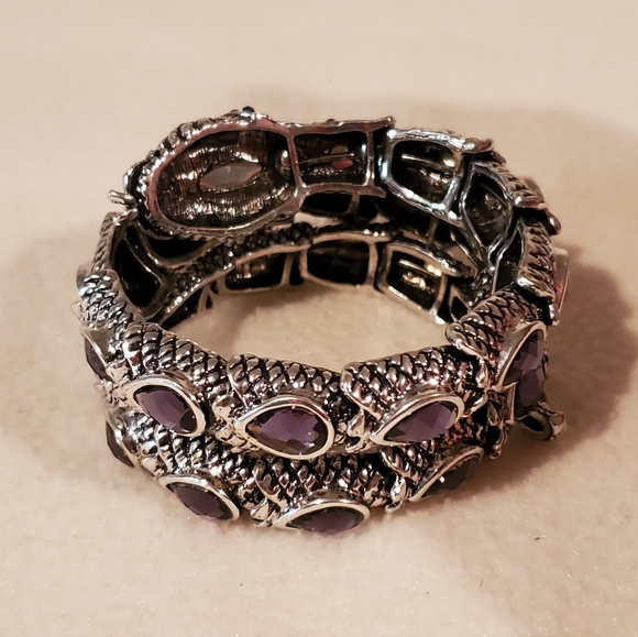Wrap around crystal snake bracelet New - Picture 2 of 3